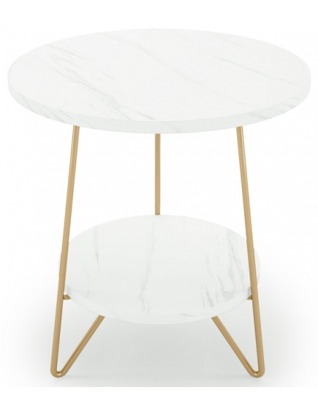 sidebord rundt sofabord træ moderne design indretning