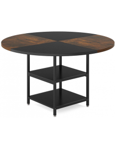 rundt spisebord skrivebord indretning Ø120