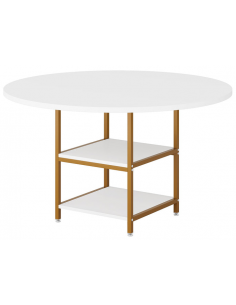 rundt spisebord skrivebord indretning Ø120