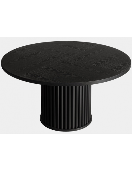 rundt spisebord indretning 120 moderne design træ sort rundt spisebord indretning 120 moderne design træ sort