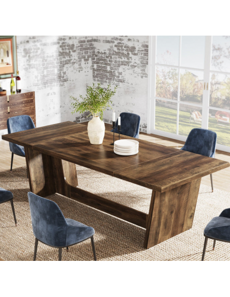spisebord træ brun indretning billigt 4 6
