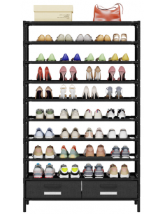 Skoreol skoskab sort garderobe entre