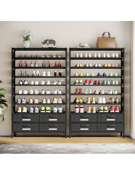 Skoreol skoskab sort garderobe entre