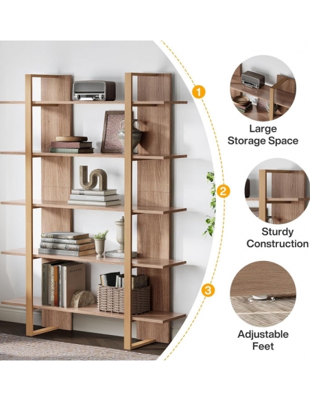 reol bogreol stue soveværelse moderne design