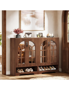 Skoskab gulv træ sort garderobe entre 2