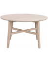 (Returvare) Rowico Filippa rundt sofabord i egetræ H52 x Ø90 cm - White wash