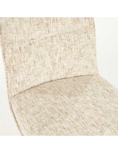 spisebordsstol drejefod drejefunktion drej moderne stof beige