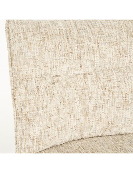 spisebordsstol drejefod drejefunktion drej moderne stof beige