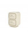 GUBBY Sengebord i mdf H58 cm - Beige højglans