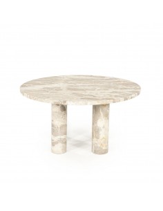 rundt sofabord moderne design marmor 2