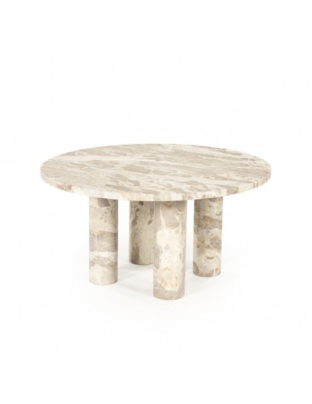 rundt sofabord moderne design marmor