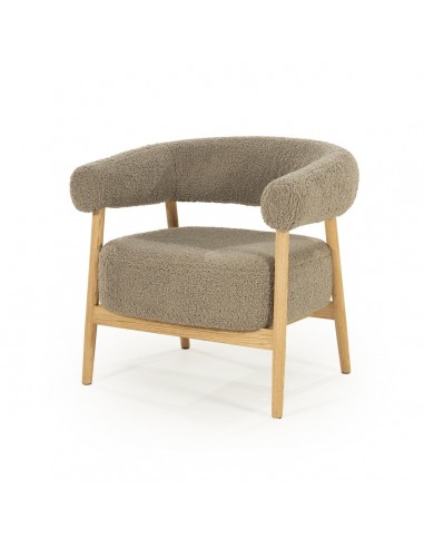 lænestol moderne nordisk design skandinavisk retro gammeldags stof træ
