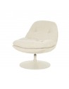 TROMBA Lænestol med drejefod i metal og polyester H84 cm - Beige