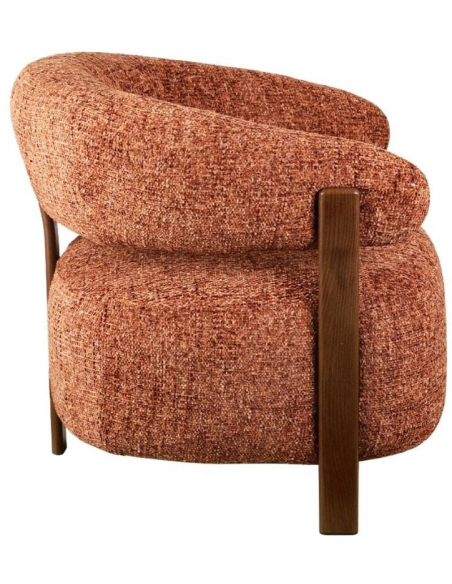 lænestol loungestol stof moderne design træ