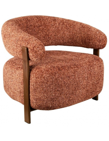 lænestol loungestol stof moderne design træ