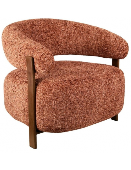 lænestol loungestol stof moderne design træ