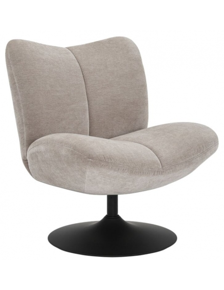 lænestol loungestol stof moderne design drejefod drej drejefunktion