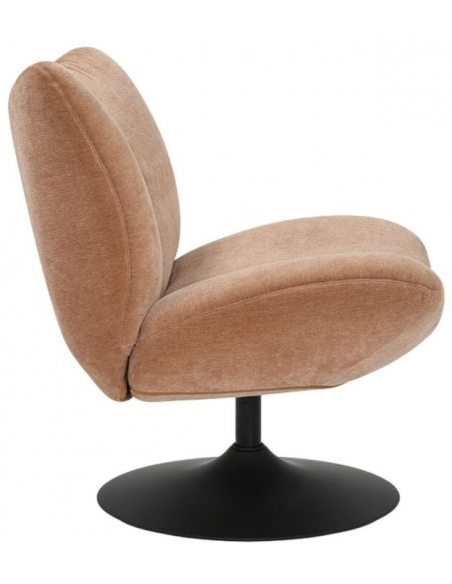 lænestol loungestol stof moderne design drejefod drej drejefunktion