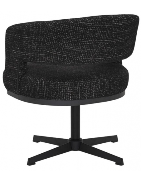 lænestol loungestol stof moderne design drejefod drej drejefunktion
