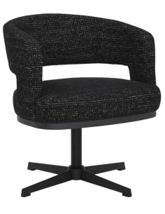 lænestol loungestol stof moderne design drejefod drej drejefunktion
