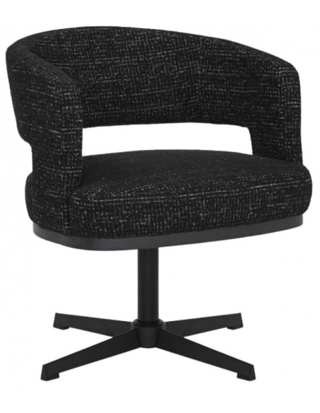 lænestol loungestol stof moderne design drejefod drej drejefunktion