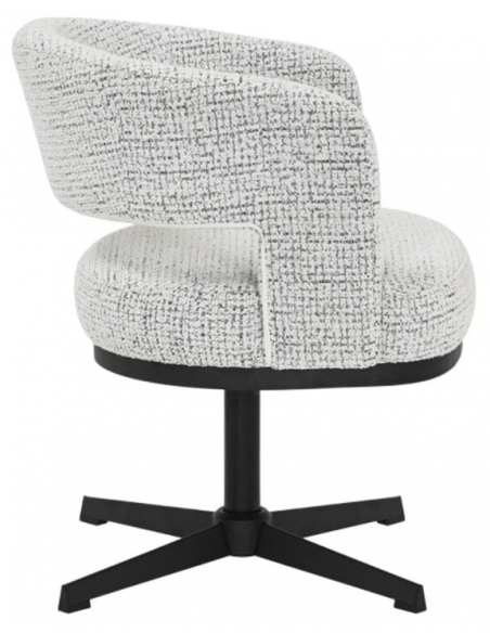 lænestol loungestol stof moderne design drejefod drej drejefunktion