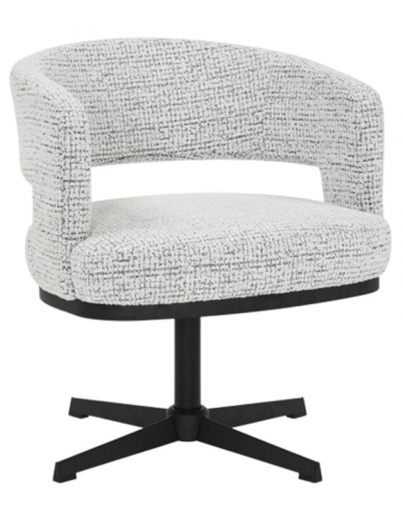 lænestol loungestol stof moderne design drejefod drej drejefunktion