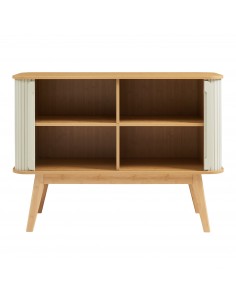 skænk træ eg sideboard opbevaring stuemøbler 2