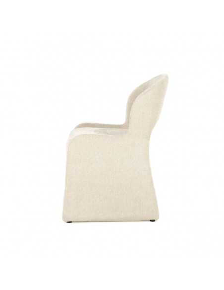 spisebordsstol moderne design stof beige
