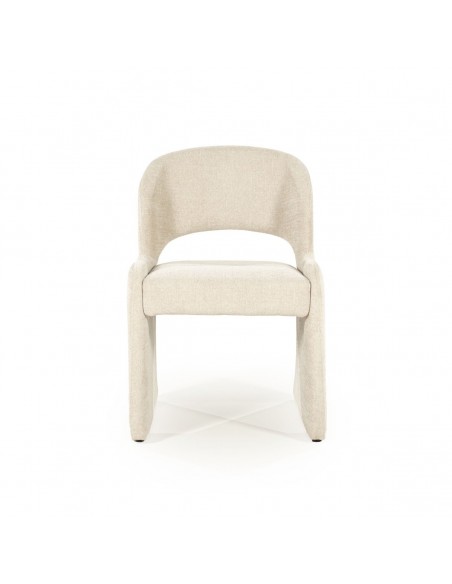 spisebordsstol moderne design stof beige