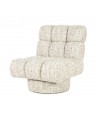 FENNA Lænestol i polyester H84 cm - Meleret beige