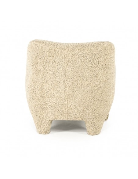 lænestol loungestol teddy plys moderne nordisk design skandinavisk retro stof