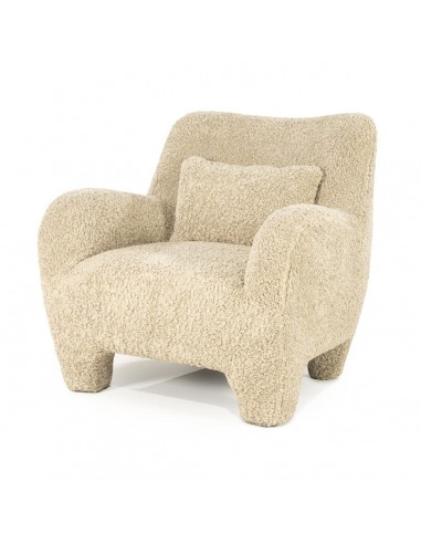 lænestol loungestol teddy plys moderne nordisk design skandinavisk retro stof