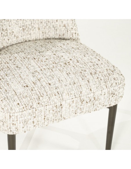 spisebordsstol moderne design stof beige