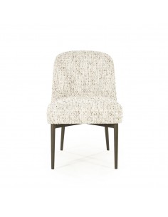 spisebordsstol moderne design stof beige 2