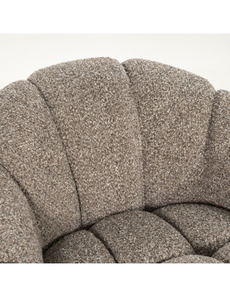 lænestol loungestol boucle moderne nordisk design skandinavisk retro stof drej drejefod drejefunktion