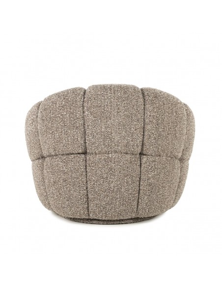 lænestol loungestol boucle moderne nordisk design skandinavisk retro stof drej drejefod drejefunktion