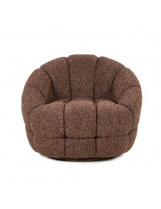 lænestol loungestol boucle moderne nordisk design skandinavisk retro stof drej drejefod drejefunktion 2