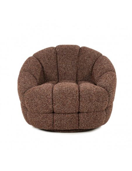 lænestol loungestol boucle moderne nordisk design skandinavisk retro stof drej drejefod drejefunktion