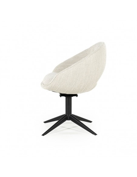spisebordsstol med drejefod drej drejefunktion moderne design stof