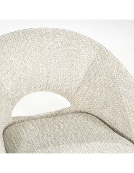 spisebordsstol med drejefod drej drejefunktion moderne design stof
