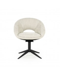 spisebordsstol med drejefod drej drejefunktion moderne design stof 2