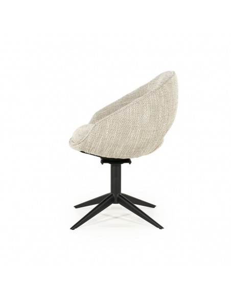 spisebordsstol med drejefod drej drejefunktion moderne design stof