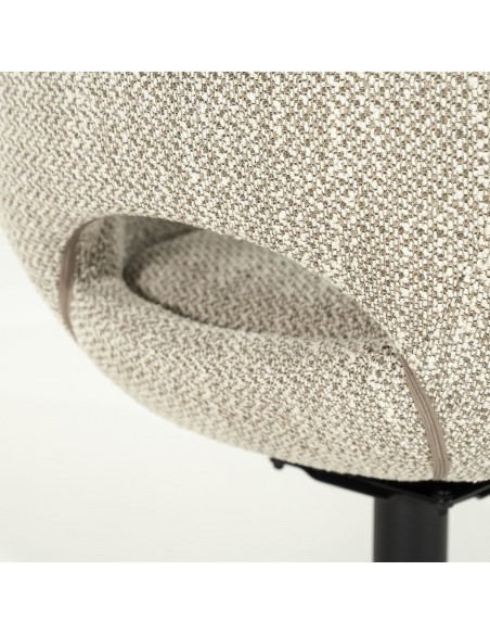 spisebordsstol med drejefod drej drejefunktion moderne design stof