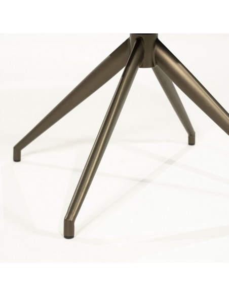 spisebordsstol med armlæn og drejefod drej drejefunktion moderne design stof