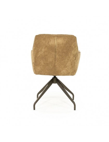 spisebordsstol med armlæn og drejefod drej drejefunktion moderne design stof