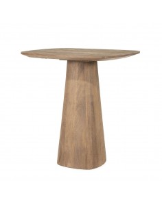 Firkantet firekantet kvadratisk lille barbord i træ brun