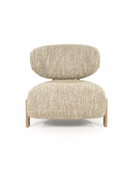 lænestol loungestol eg egetræ træ moderne nordisk design skandinavisk boucle stof