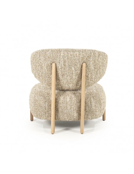 lænestol loungestol eg egetræ træ moderne nordisk design skandinavisk boucle stof