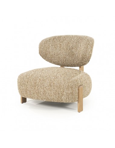 lænestol loungestol eg egetræ træ moderne nordisk design skandinavisk boucle stof
